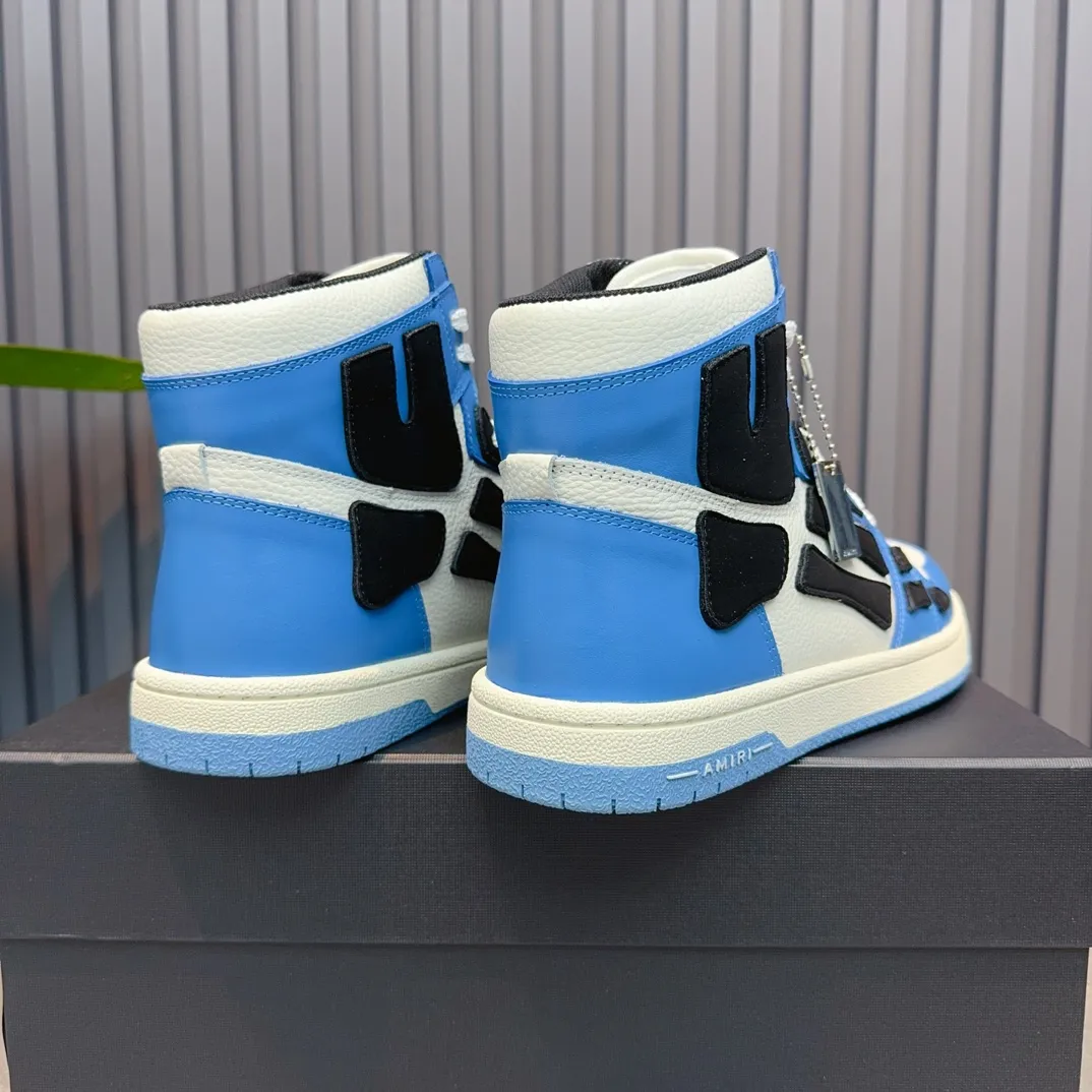 Men's shoes💰620💰 AMIRI AMIRI trendy brand hot sale🔥 Available all year round✅Couples💑 Official website synchronization Imported fabrics 1⃣️ratio 1⃣️Re-engraved, original factory special original sole, 35-45 (38.45. Non-refundable)